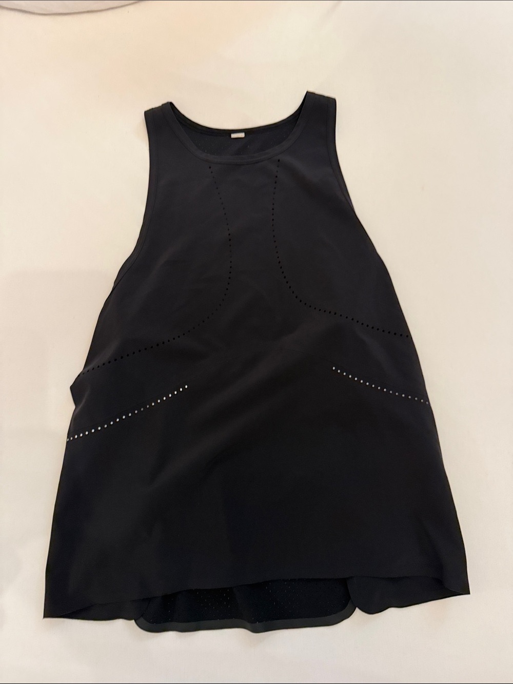 lululemon athletica Black Laser-Cut Athletic Tank